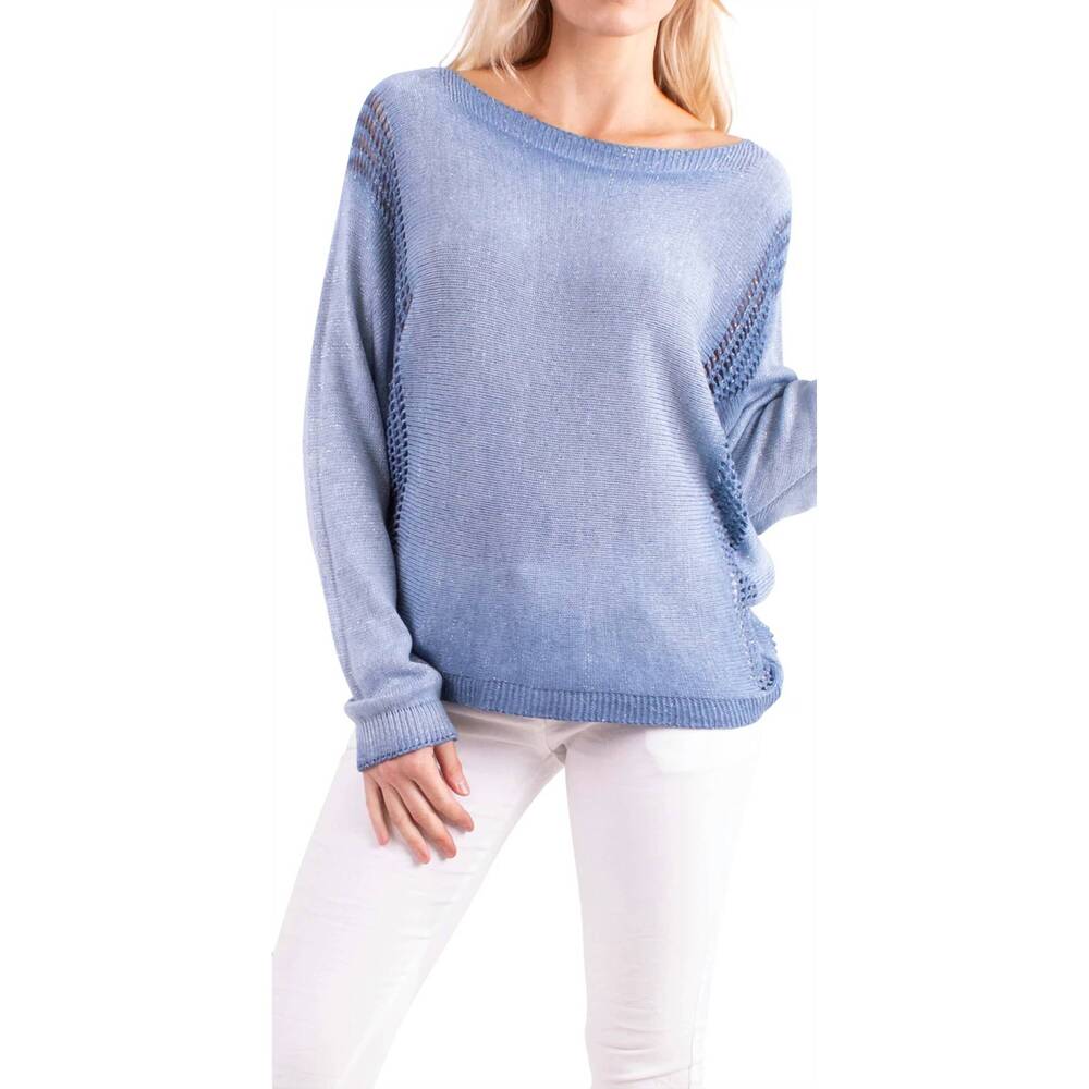 NEW GIGI MODA vena sweater in blue